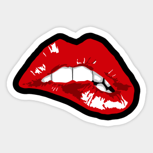 KISS LIPS Sticker